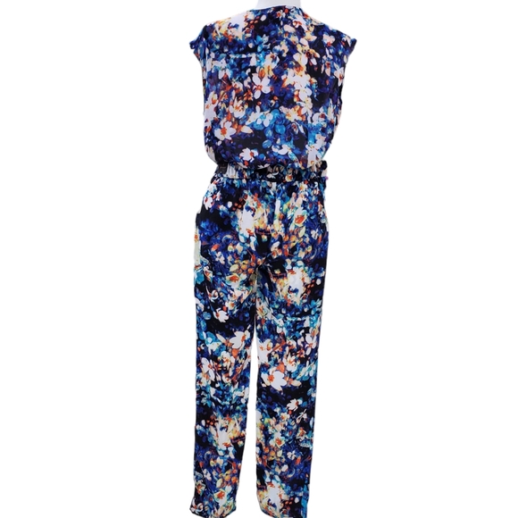 Worthington 3 piece set medium top and pants large soft blazer Iredesa Floral - Picture 4 of 16